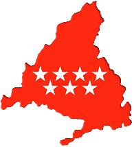 Mapa de la Comunidad de Madrid - Zonas de servicio BF10