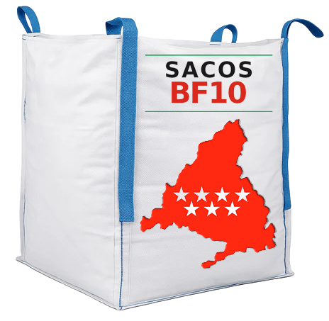 Saco de escombro BF10 para obras y reformas en Madrid
